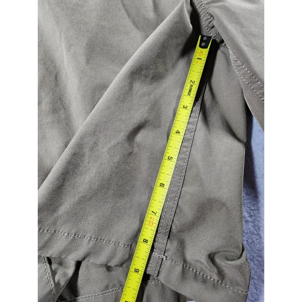 Hurley Mens Hybrid Shorts Olive Green Heather Stretch Walk Shorts Size 34
